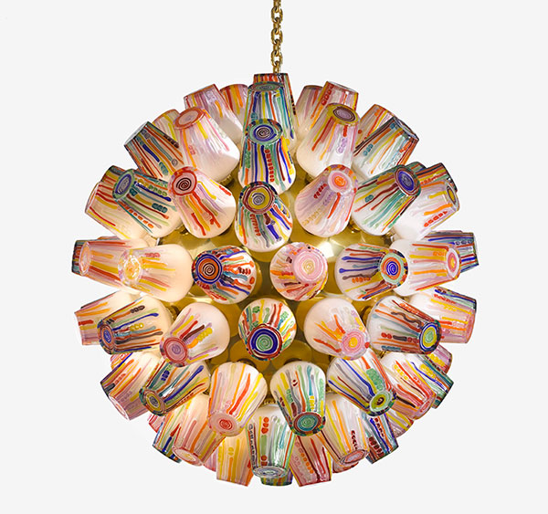 Candy Collection Chandelier by Fernando and Humberto Campana for Lasvit | Courtesy Luminaire.