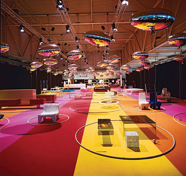 The Cappellini presentation at Superstudio during Salone del Mobile in 2001. | COURTESY CAPPELINI