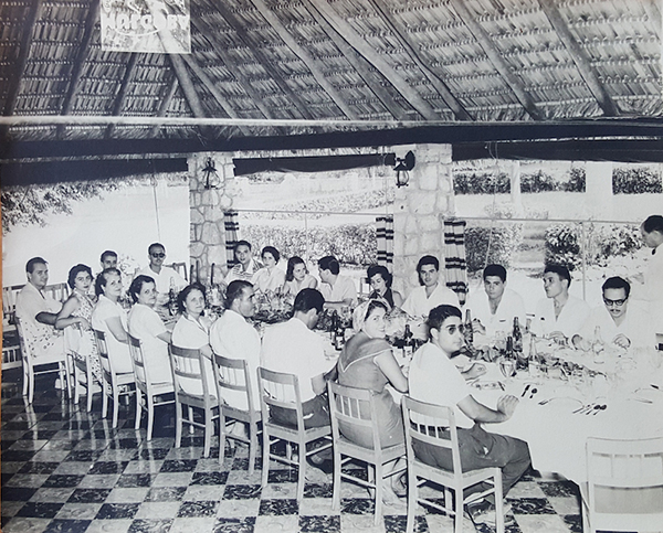 Arquitectos Unidos at lunch in the Mulgoba Restaurant near Rancho Boyeros Courtesy Victor Deupi and Humberto Alonso Collection