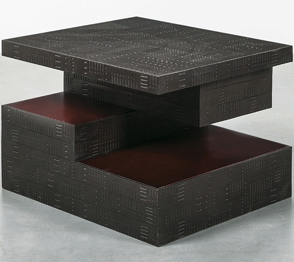Artbook Chevet, 2011, in bronze and parchment. | COURTESY CARPENTERS WORKSHOP GALLERY