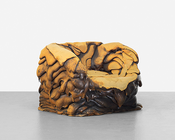 Gunnar Aagaard Andersen [Danish, 1919-1982] Portrait of My Mother's Chesterfield chair, 1964 Poured polyurethane 29.5 x 42.5 x 49.5 inches 74.9 x 108 x 125.7 cm Inscribed on underside: Chair made 1964 Son of the Artist Jeppe Aagaard Ansersen 27 Aug 08